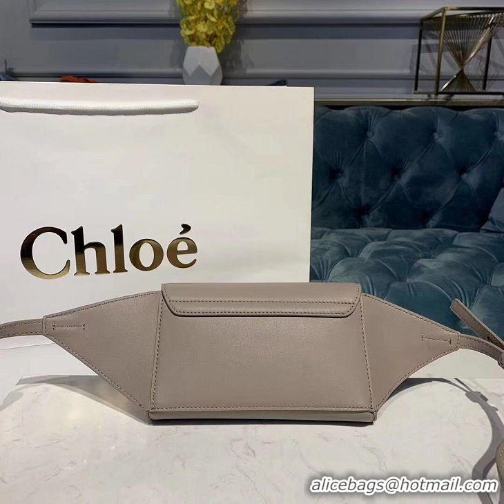 Market Sells Inexpensive Chloe Original Leather Belt Bag 3S036 grey