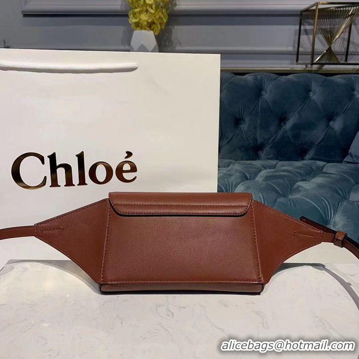 Trendy Design Chloe Original Leather Belt Bag 3S036 brown