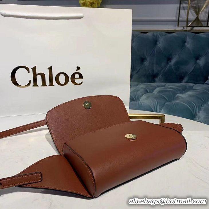 Trendy Design Chloe Original Leather Belt Bag 3S036 brown