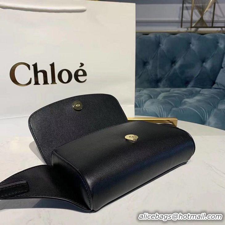 Well Crafted Chloe Original Leather Belt Bag 3S036 black