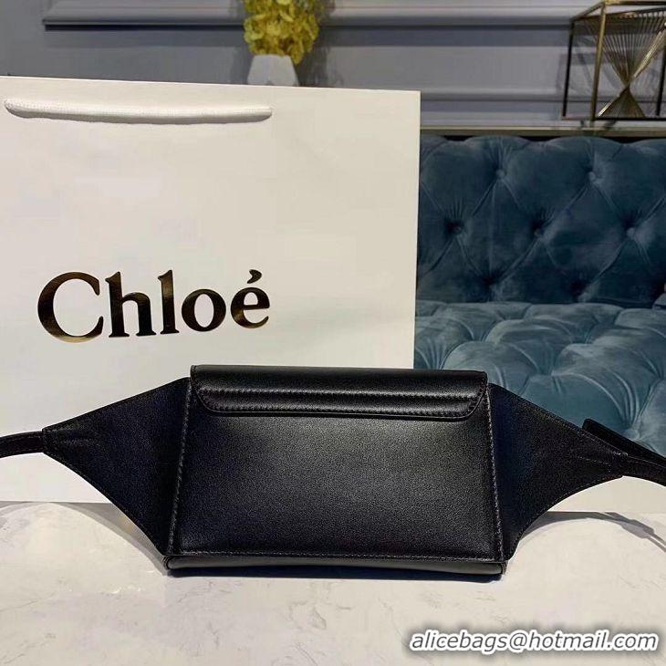 Well Crafted Chloe Original Leather Belt Bag 3S036 black