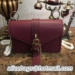 Luxury Discount Chloe Original Calfskin Leather Bag 3S068 Burgundy