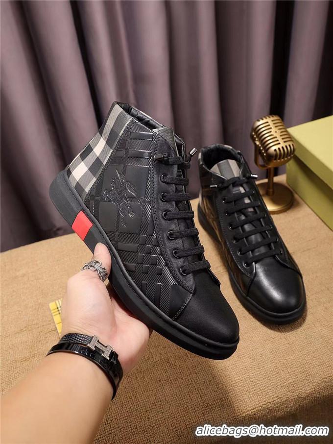 Elegant Promotional Burberry High Tops Shoes For Men #726458