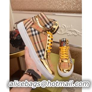 Affordable Price Burberry High Tops Shoes For Men #727563