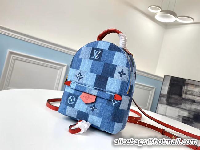 Trendy Design Louis Vuitton Monogram Denim Canvas PALM SPRINGS Mini Backpack M45043