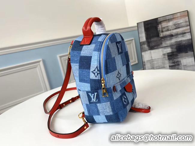 Trendy Design Louis Vuitton Monogram Denim Canvas PALM SPRINGS Mini Backpack M45043