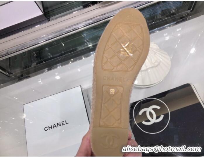 Discount Chanel Tweed Espadrilles G29762 White 2019