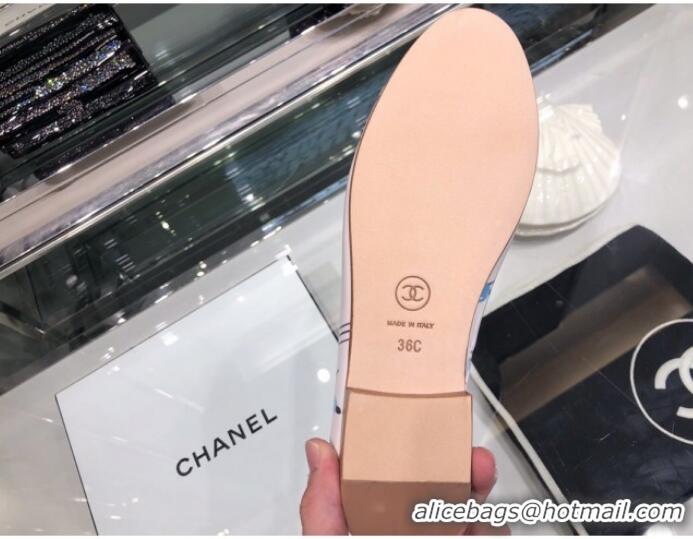 Trendy Design Chanel Print Fibers Ballerinas G02819 2019 