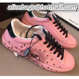 Good Quality Gucci Ace Sneaker with Glittering Eye G71601 Pink 2020