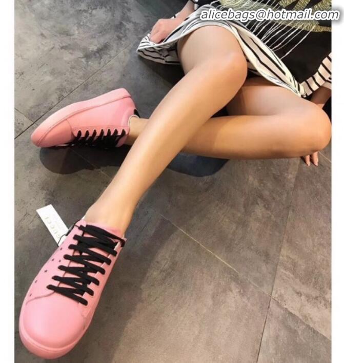 Good Quality Gucci Ace Sneaker with Glittering Eye G71601 Pink 2020