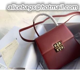 Classic Cheapest Givenchy Calfskin tote 2019 Burgundy