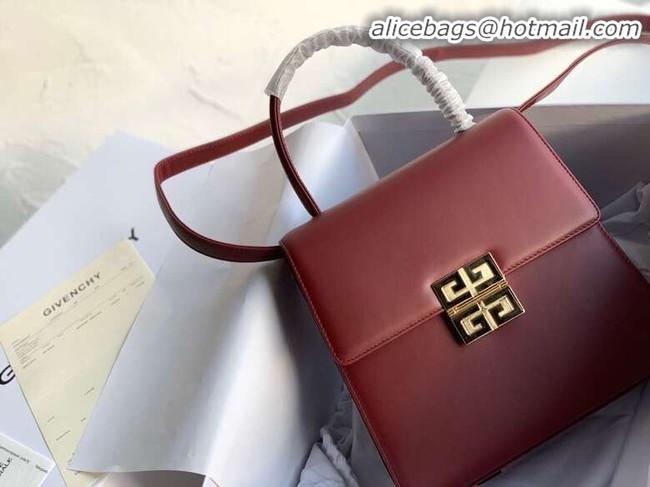 Classic Cheapest Givenchy Calfskin tote 2019 Burgundy