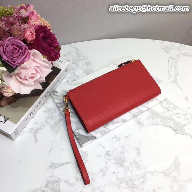 Shop Cheap VALENTINO Origianl Leather Clutch Bag V060 Red