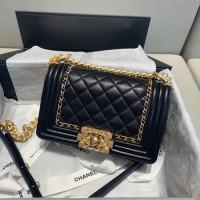 Shop Cheapest BOY CHANEL flap bag A67085 black