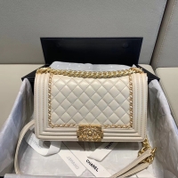 Shop Cheap BOY CHANEL flap bag A67086 White