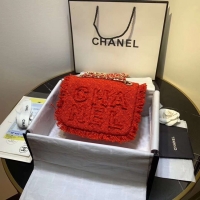 Modern Classic Cheap CHANEL 19 Flap Bag AS0974 red