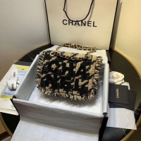 Unique Discount CHANEL 19 Flap Bag AS0974 apricot&black