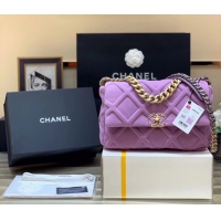 Top Grade Discount CHANEL 19 Flap Bag AS1162 Lavender