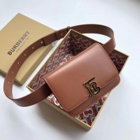 New Style BurBerry Original Leather Thomas Belt Bag BU55699 Brown