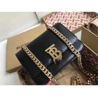 Refined Discount BurBerry Original Leather Thomas Belt Bag BU55698 Black