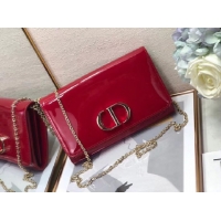 Popular Style Dior leather Clutch bag M9205 red