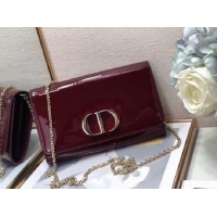 Well Crafted Dior leather Clutch bag M9205 Burgundy