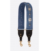 Best Quality DIOR BLUE DIOR OBLIQUE FULLY EMBROIDERED STRAP M928