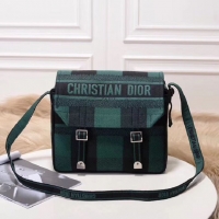 Top Quality MESSENGER TAS DIOR OBLIQUE DIORCAMP M1291VRIS-2 Blackish green