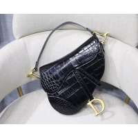 Unique Grade Dior SADDLE SOFT CALFSKIN BAG C9045 black