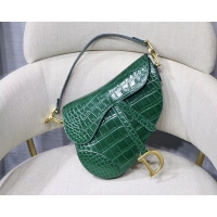 Top Quality Dior SADDLE SOFT CALFSKIN BAG C9045 green