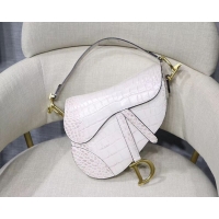 Cheap Price Dior SADDLE SOFT CALFSKIN BAG C9045 white