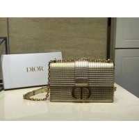 Brand Design Dior 30 MONTAIGNE SMOOTH CALFSKIN FLAP BAG C9230 gold