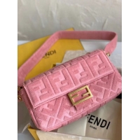 Top Quality Classic FENDI BAGUETTE Shoulder Bag 8BR771A pink