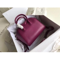 Discount Fashion Givenchy Grained Calfskin Small Antigona Bag BB0511 purple