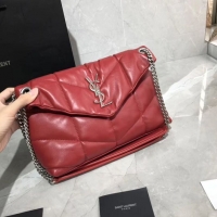 New Style Yves Saint Laurent Shoulder Bag Original Leather Y577476 Red