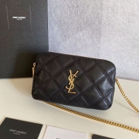 Classic Imitation SAINT LAURENT Original Leather Shoulder Bag Y565041 black