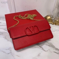 Buy Fashionable VALENTINO Origianl Leather Bag V0018 red