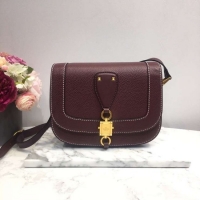 Inexpensive VALENTINO Origianl leather shoulder bag 0705 Burgundy