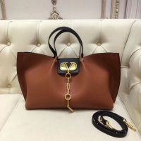 Inexpensive VALENTINO Origianl leather tote 2080 brown