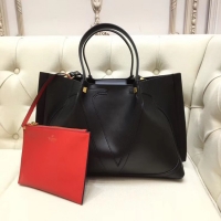 Trendy Design VALENTINO Origianl leather tote 9099 black