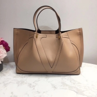 Inexpensive VALENTINO Origianl leather tote 9099 light pink