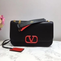 Shop Discount VALENTINO VLOCK Origianl leather shoulder bag 2524 black