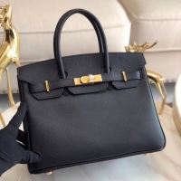 Well Crafted Hermes original Epsom Leather HB35O black&gold Metal