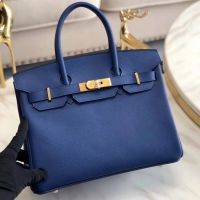 Classic Specials Hermes original Epsom Leather HB35O blue&gold Metal