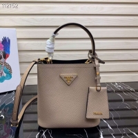 Buy Classic Prada Panier small Original Saffiano Bag 1BA217 Apricot