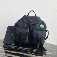 Affordable Price Prada Re-Nylon backpack 1BZ811 black&green