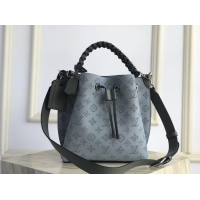 Shop Duplicate Louis Vuitton original Mahina Leather MURIA M55800 blue