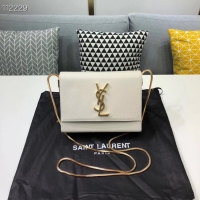 Trendy Design Yves Saint Laurent Kate mini Original leather Shoulder Bag Y593122 white