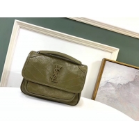 Top Quality Yves Saint Laurent MINI Niki Chain Bag 498893 green