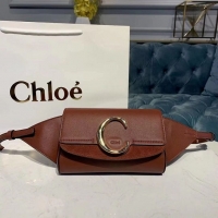 Trendy Design Chloe Original Leather Belt Bag 3S036 brown